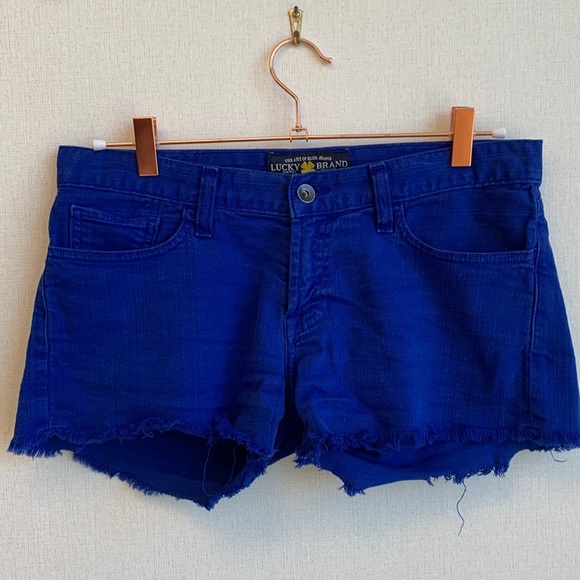 Lucky Brand Cobalt Riley Shorts • Sz 2/26 - Picture 1 of 13